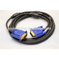 Buena calidad VGA a VGA Cable macho a hembra 15pin 3 + 6